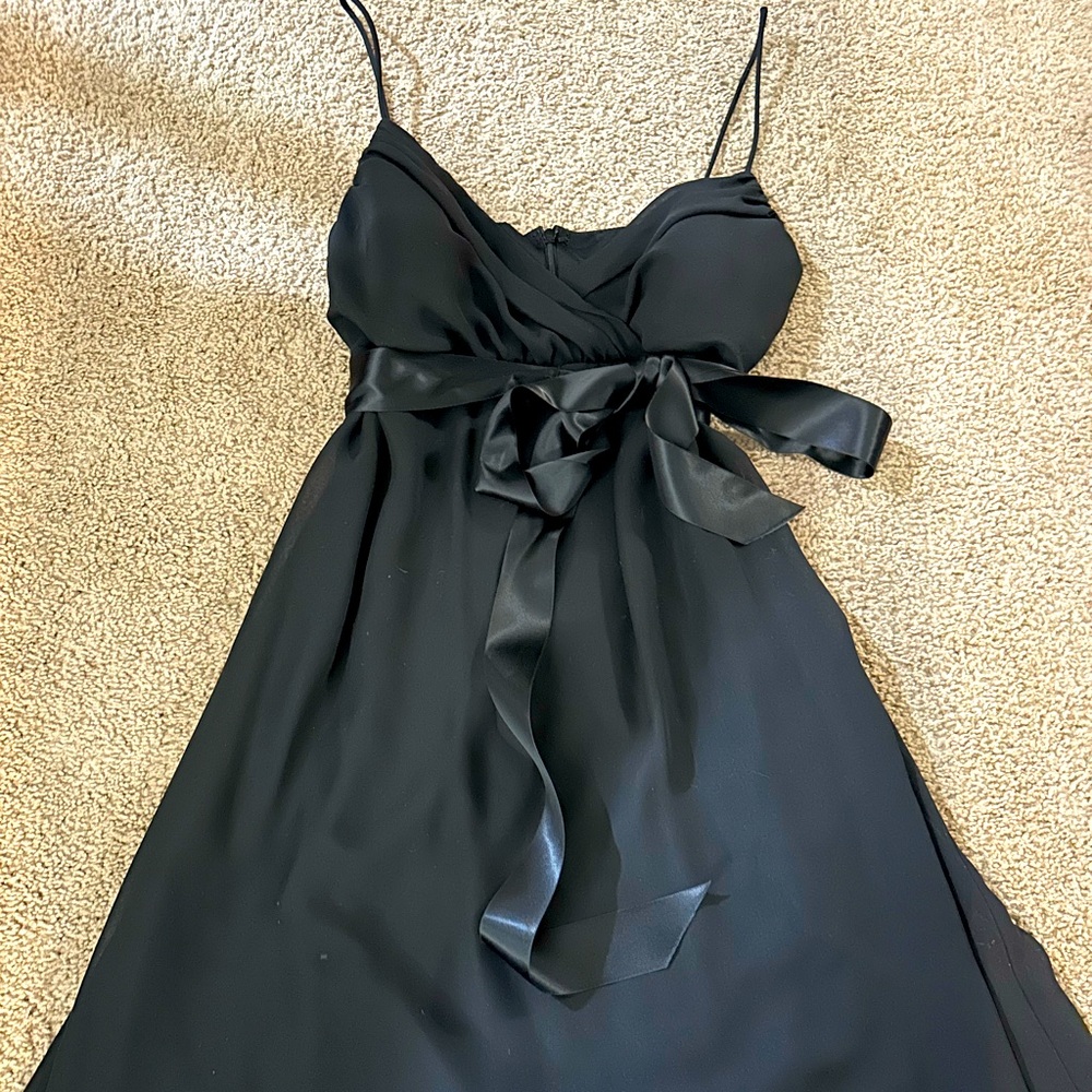 Women’s Black knee length cocktail dress